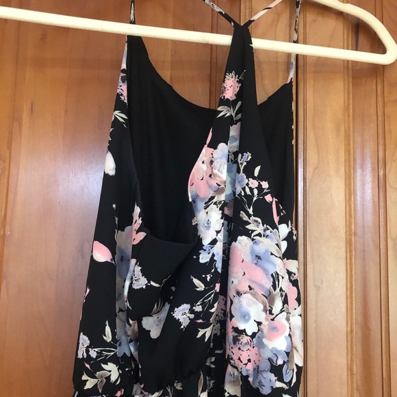 Formal Hi-Lo Ruffle Floral Dress - Picture 3 of 4